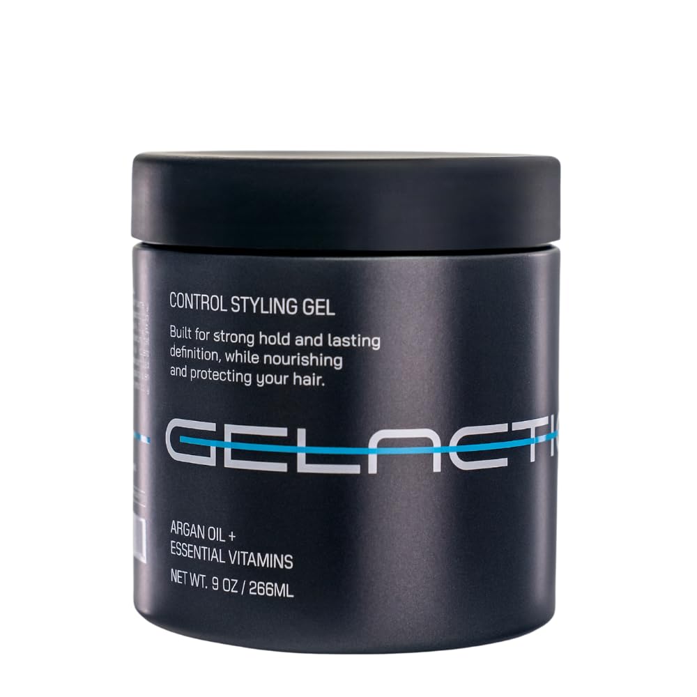 Gelactica Max Control Hair Gel for Men – Alcohol-Free, Strong Hold, Arctic Scent, 9 oz