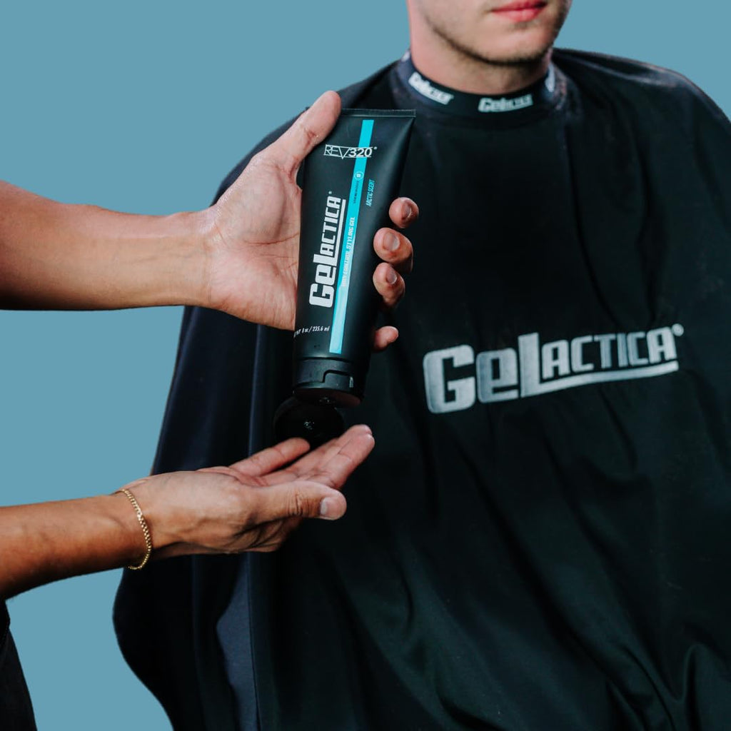 Gelactica Max Control Hair Gel for Men – Strong Hold, Alcohol-Free, Arctic Scent, 8 oz