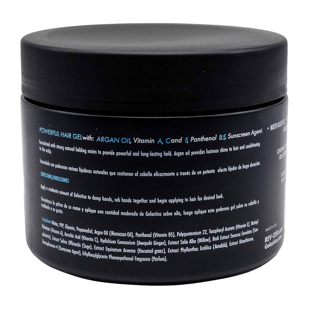 Gelactica Rev320: Alcohol-Free Men’s Hair Gel with Strong Hold & Shine