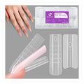 Gelike EC Sandwich Dual-Form for Builder Gel – 240Pcs, 15 Sizes, No Gel Stacking or Bubbles, Home Nail Extensions