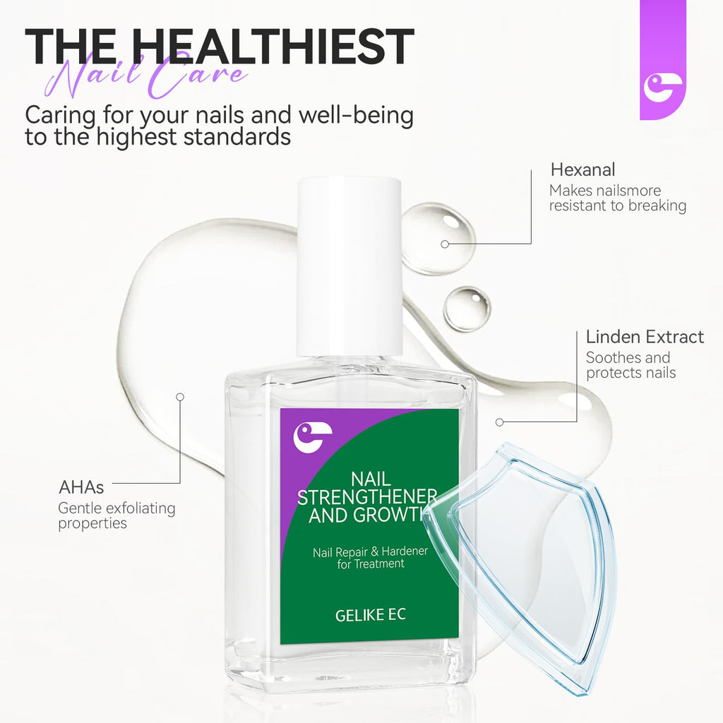 Gelike EC Nail Strengthener 6-in-1 | Natural Nail Repair (15ml)