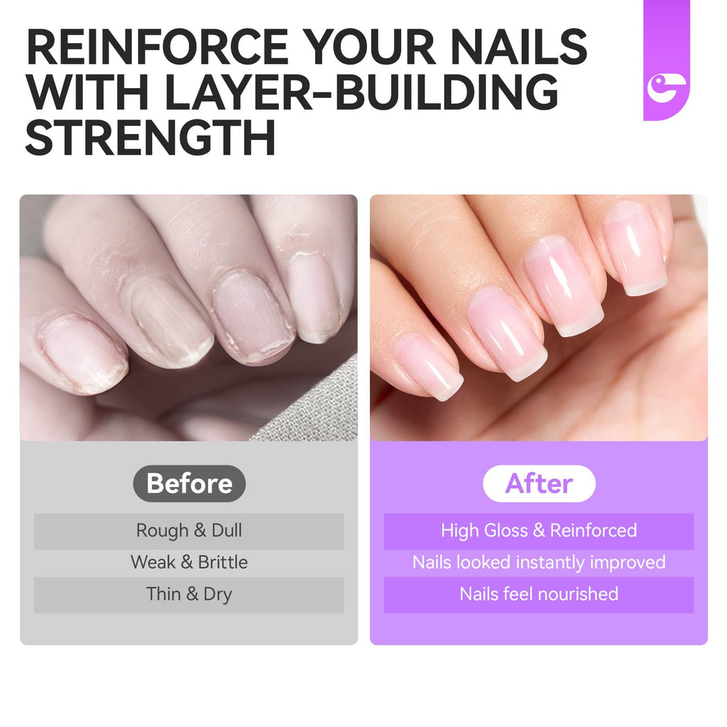 Gelike EC Nail Strengthener 6-in-1 | Natural Nail Repair (15ml)