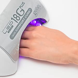 Gelish 18G Plus LED Light | 36W Pro Curing Lamp with Comfort Cure Technology
