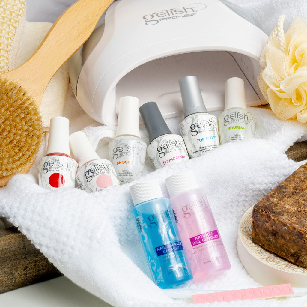 Gelish Pro Kit with Pro LED Light – Complete Gel Nail System for At-Home Manicures