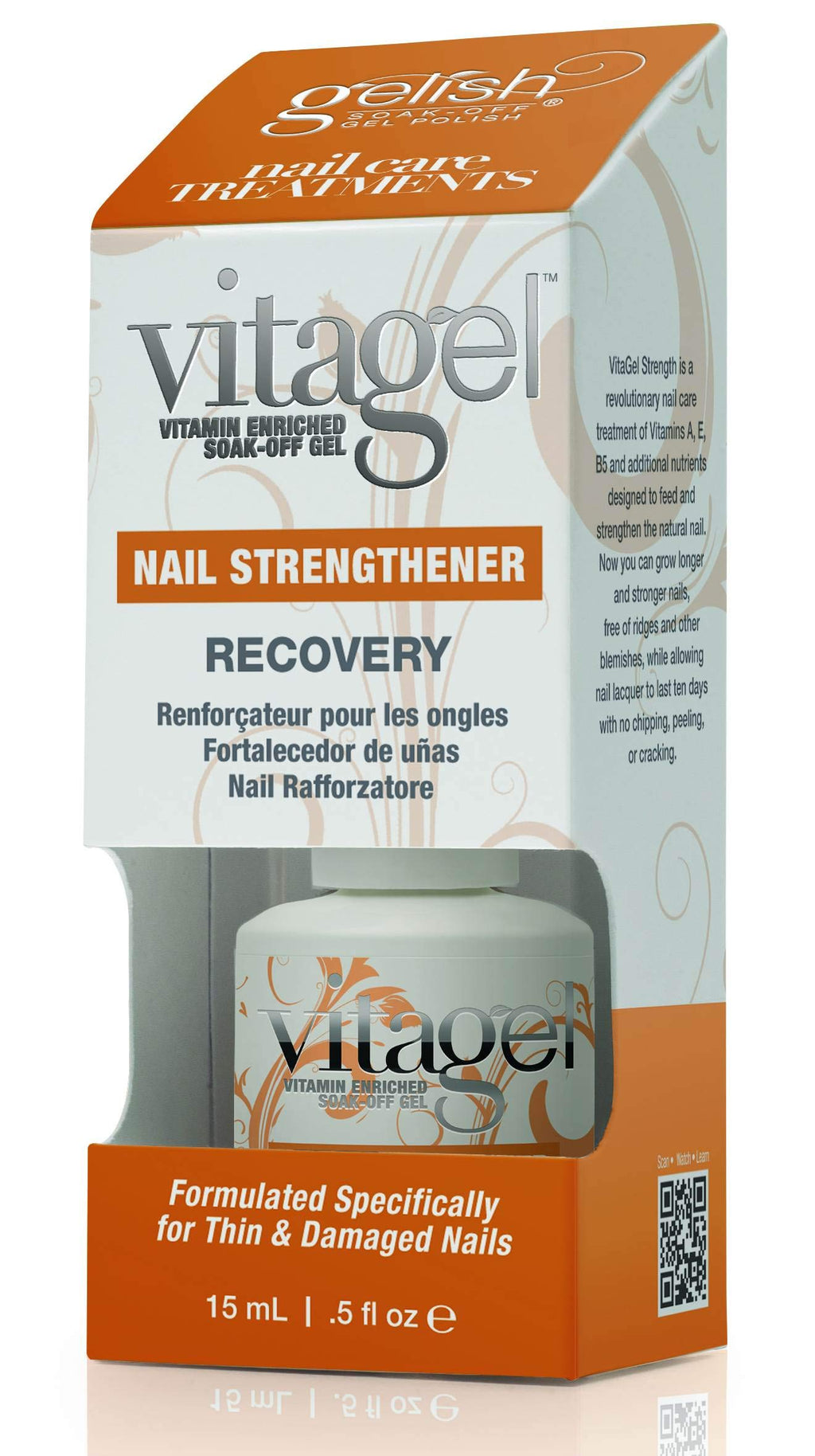 Gelish VitaGel Strength & Recovery 2-Pack – Nail Strengthener with Vitamins A, B5 & E