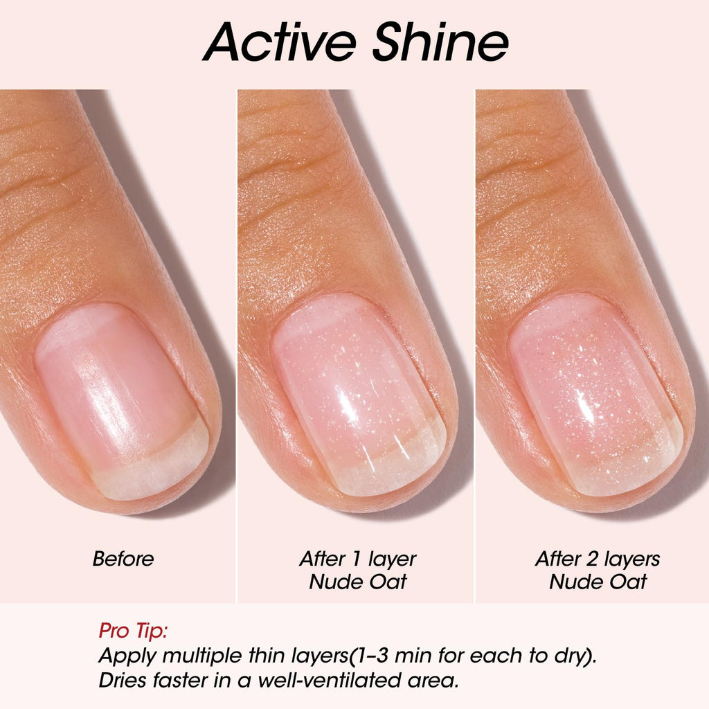 GELLEN Active Glow Nail Polish – One-Step Plant-Based Care for Nourished Nails