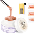 GELLEN Builder Gel Nails Extensions – Nude 30g, UV/LED, 20 Nail Forms