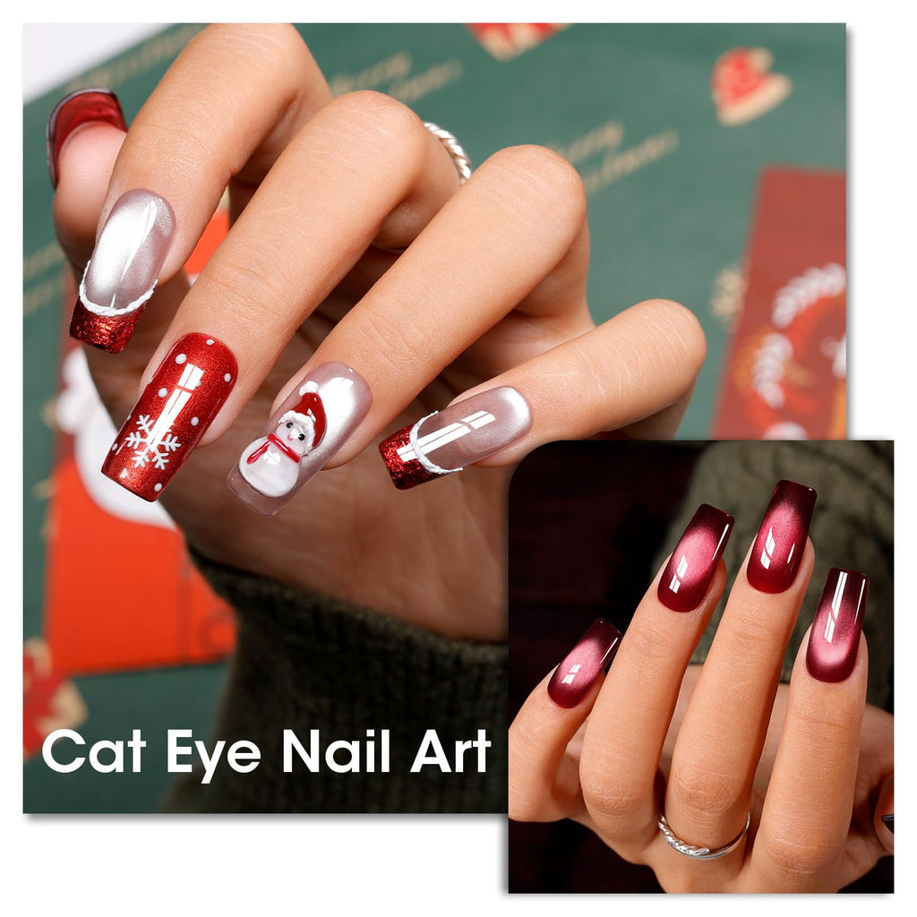 GELLEN Double-Ended Cat Eye Magnet Stick for Nail Art – Home & Salon Quality