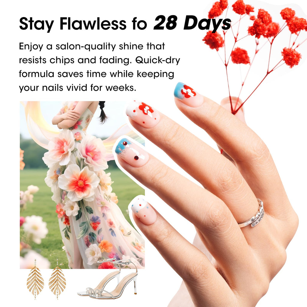 GELLEN 24-Piece Gel Polish Set – 20 Colors, Base Coat, Glossy & Matte Top Coats, Cat-Eye Magnetic Finish (3-Free)