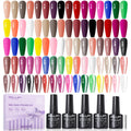 GELLEN 24-Piece Gel Nail Polish Set – 20 Colors + Base/Top Coats & Cat-Eye Top Coat