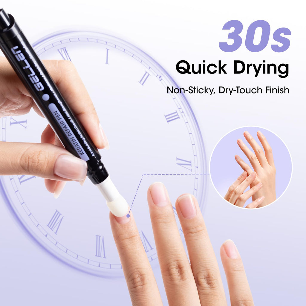 Gellen Nail Strengthener Pen – 30s Fast-Absorbing Triple Protein Repair