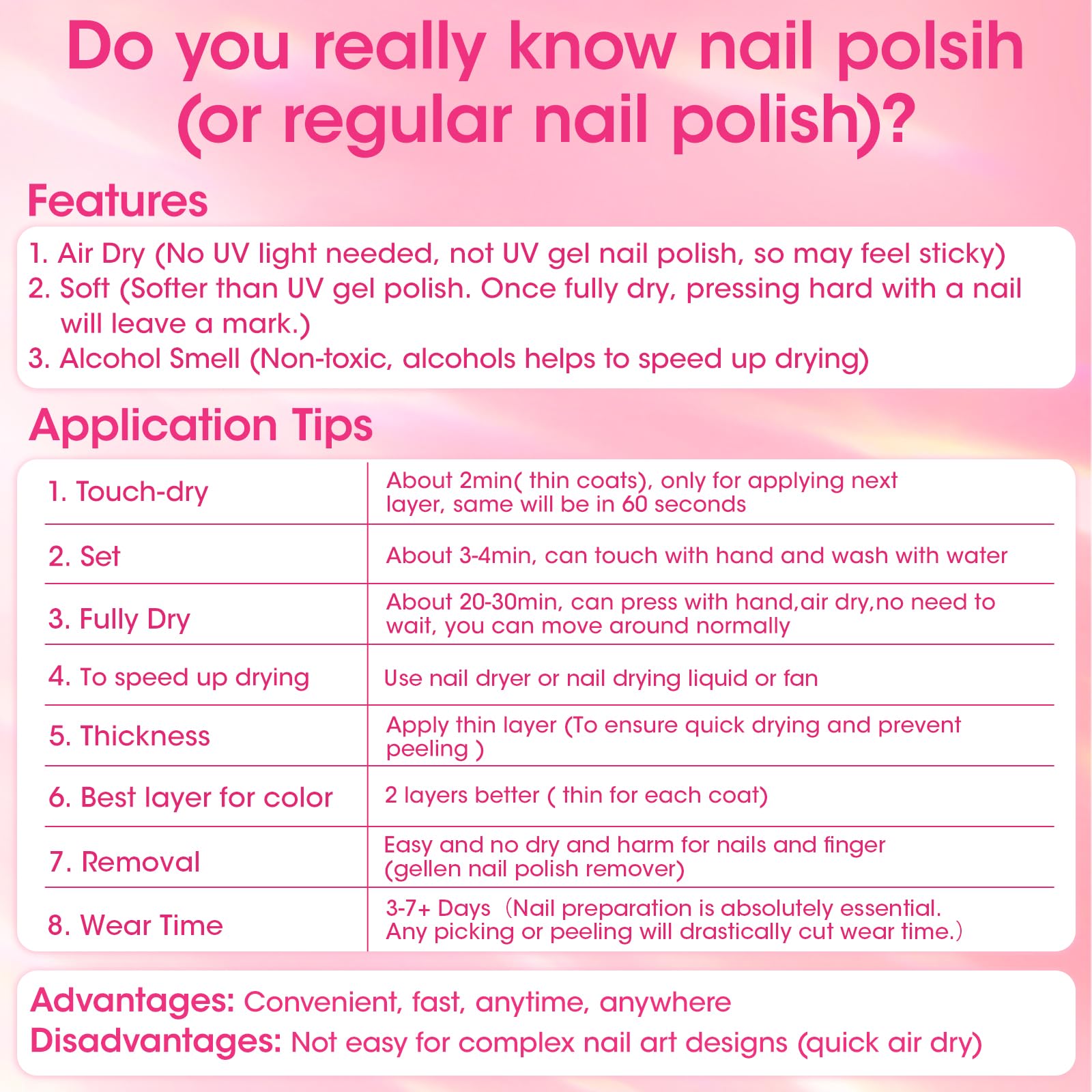 GELLEN PRO BIO 5-in-1 Nail Strengthener & Growth | Clear Pink Tint