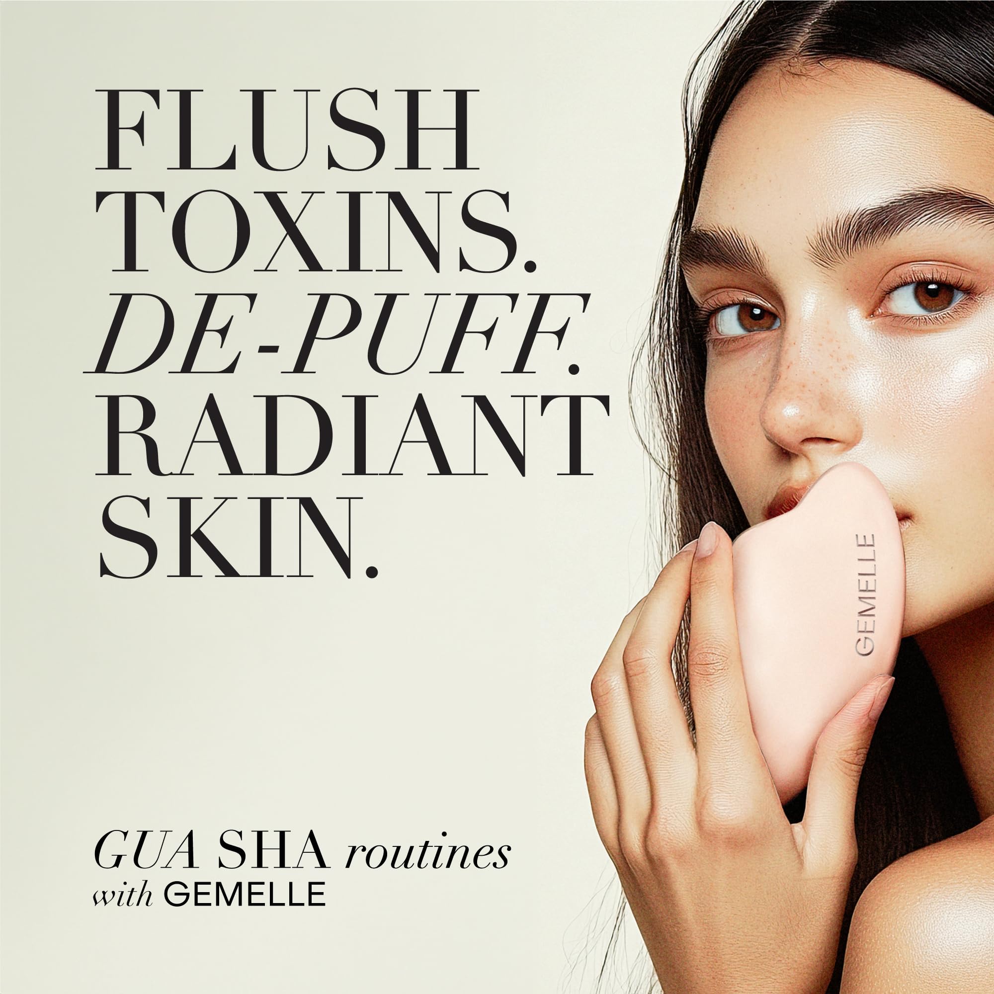GEMELLE Lymphatic Gua Sha Face Oil | Award-Winning Botanical Hydration | 15ml