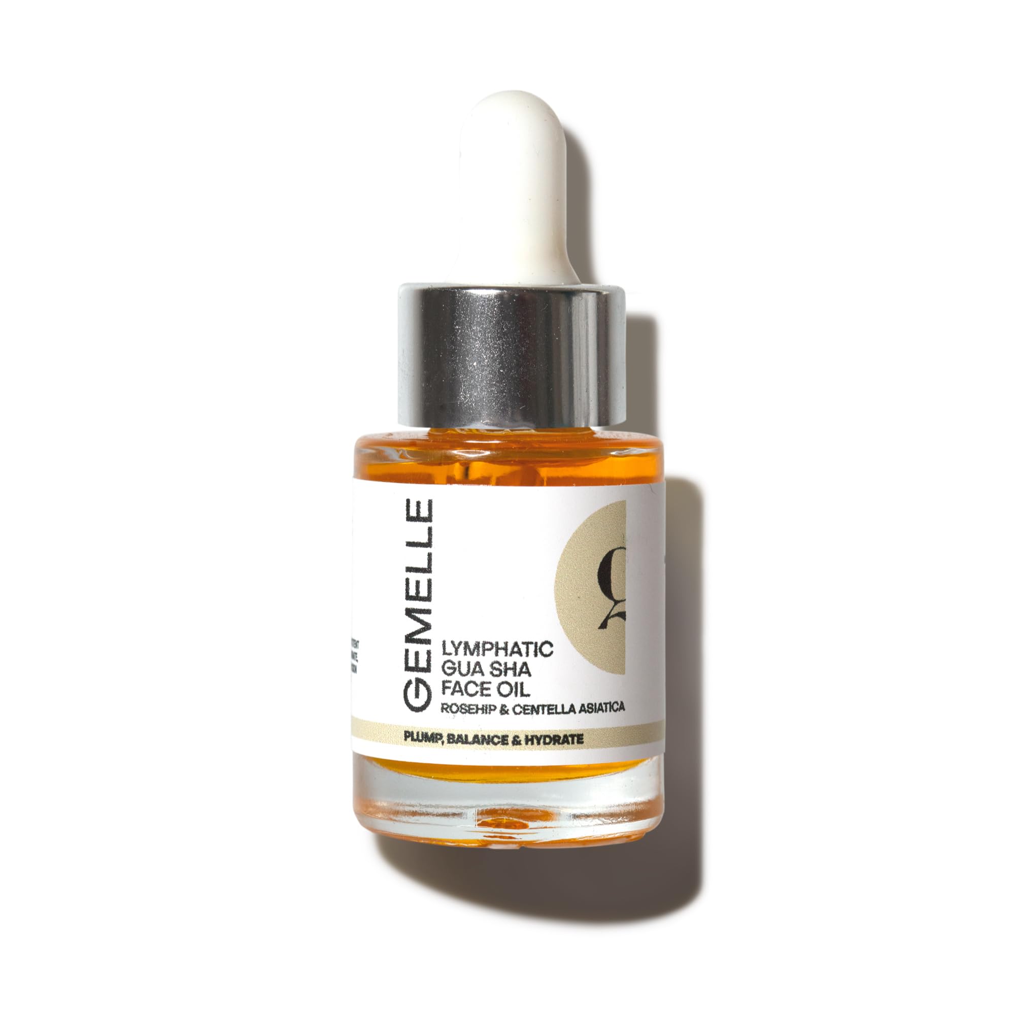 GEMELLE Lymphatic Gua Sha Face Oil | Award-Winning Botanical Hydration | 15ml