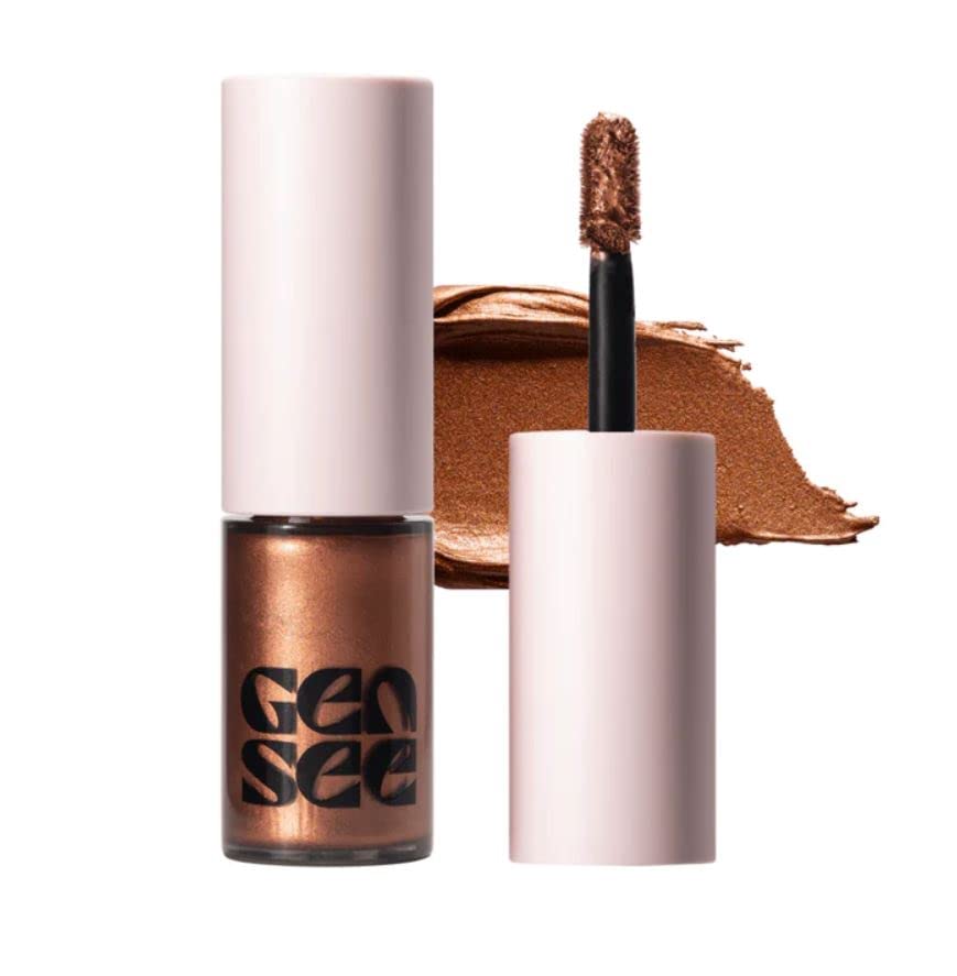 Gen See Mixed Media Metallic Liquid Eyeshadow in Bronze Age – Multitask Shimmer