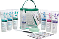 Gena Pedi Pak Intro Kit – 7-Piece At-Home Pedicure Set with Soak, Scrub, Pumice Stone & Tote