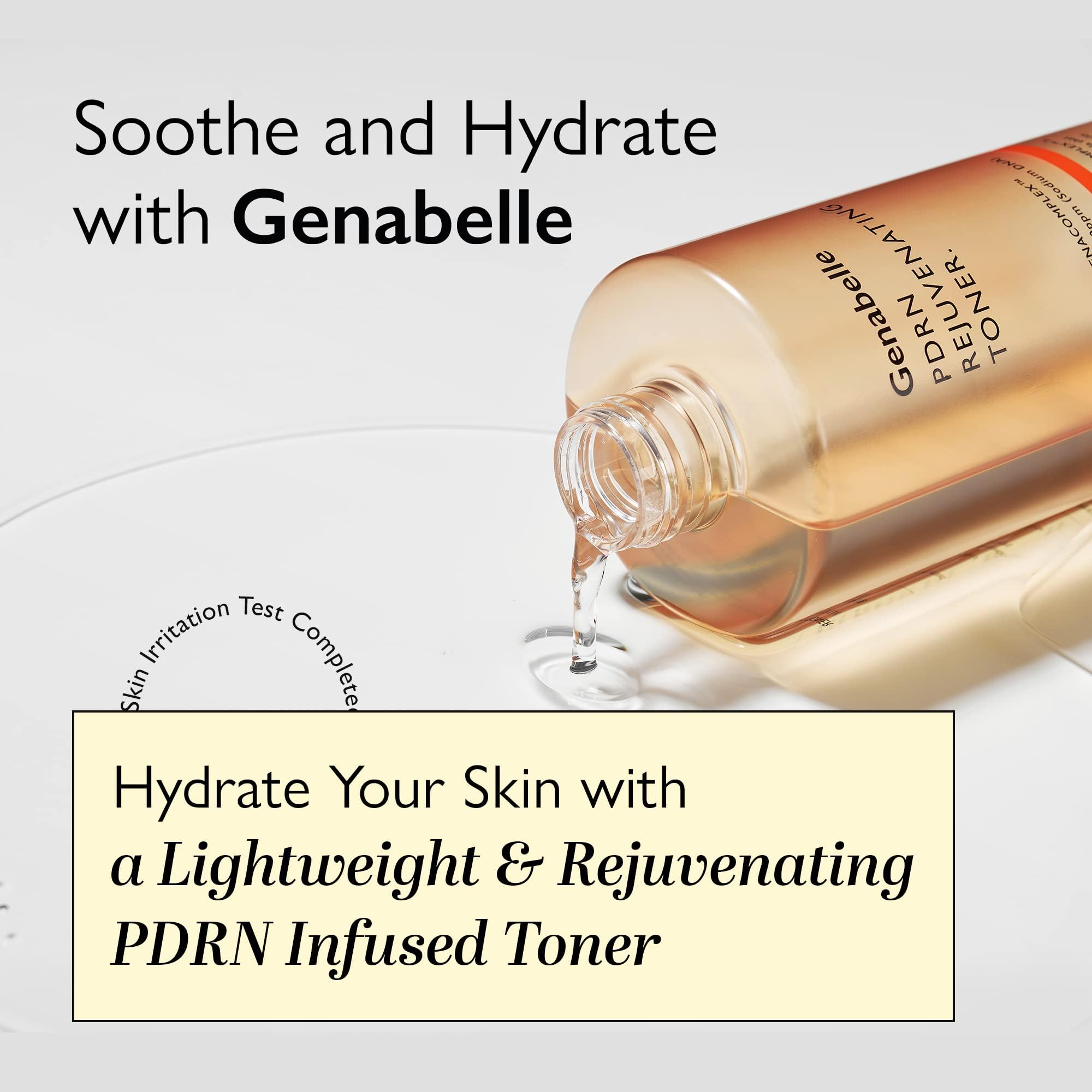 Genabelle PDRN Rejuvenating Toner – Deep Hydration & Skin Barrier Support with PDRN, Panthenol & Hyaluronic Acid | 300ml