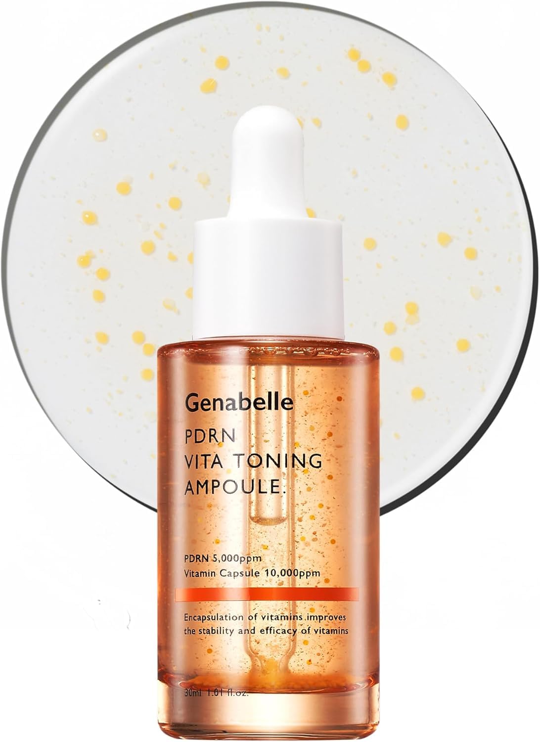 Genabelle PDRN Vita Toning Ampoule – Lightweight Glass Skin & Toning Serum
