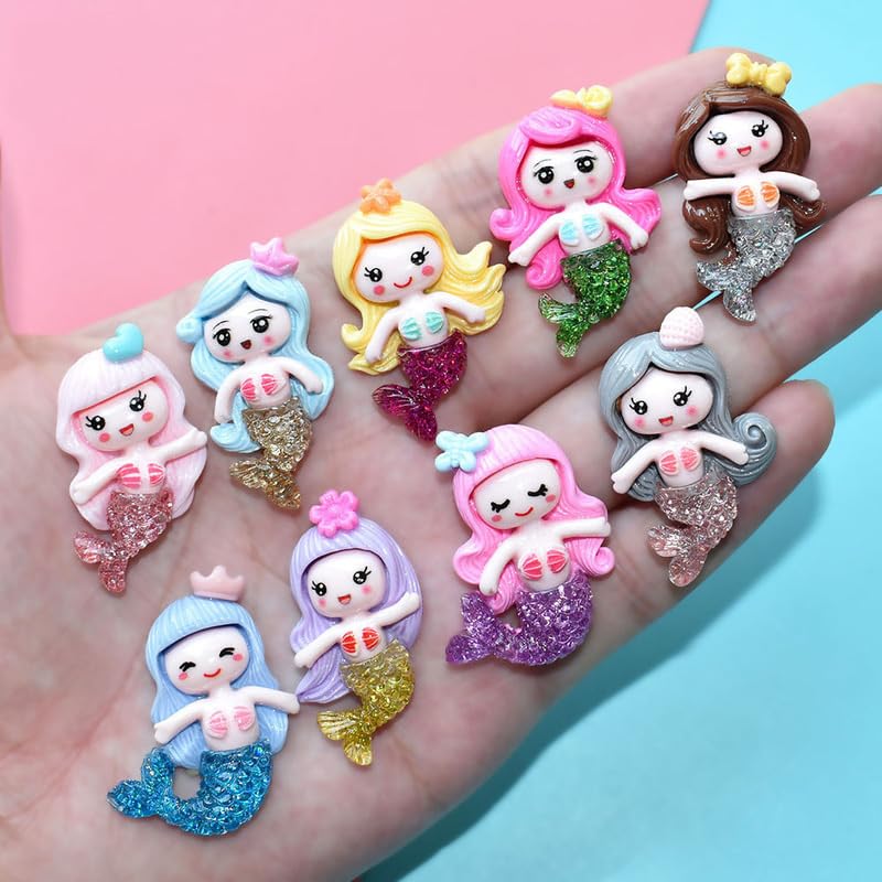 Generic Handmade Organic Bath Bomb Gift Set with Mermaid Toys – 9-Pack for Kids