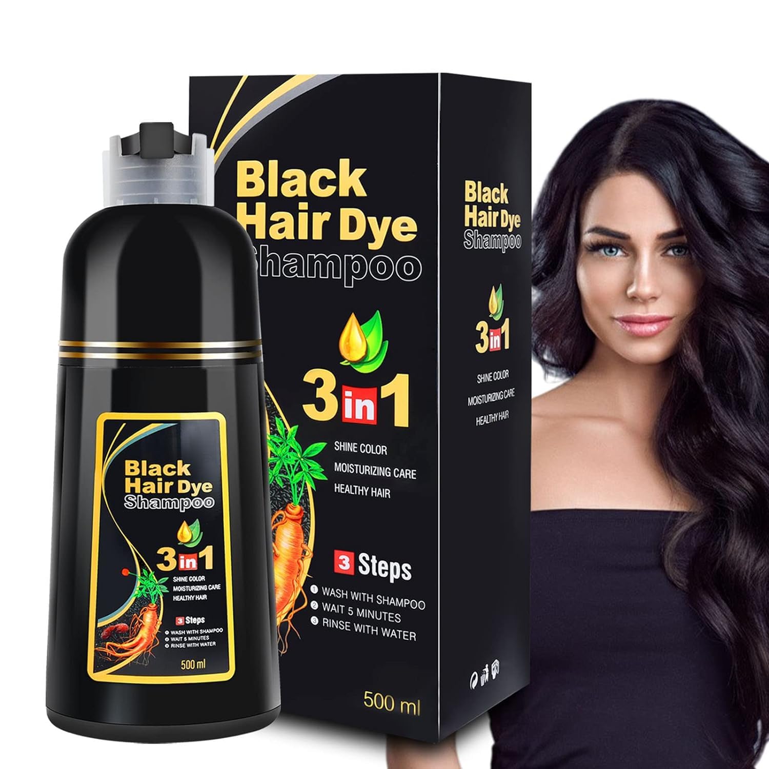 Generic Hair Dye Color Shampoo – 7 Colors Available, 500mL