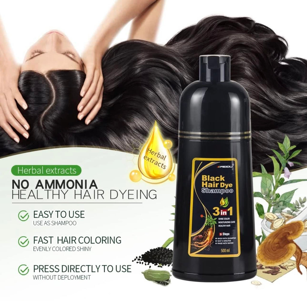 Generic Hair Dye Color Shampoo – 7 Colors Available, 500mL