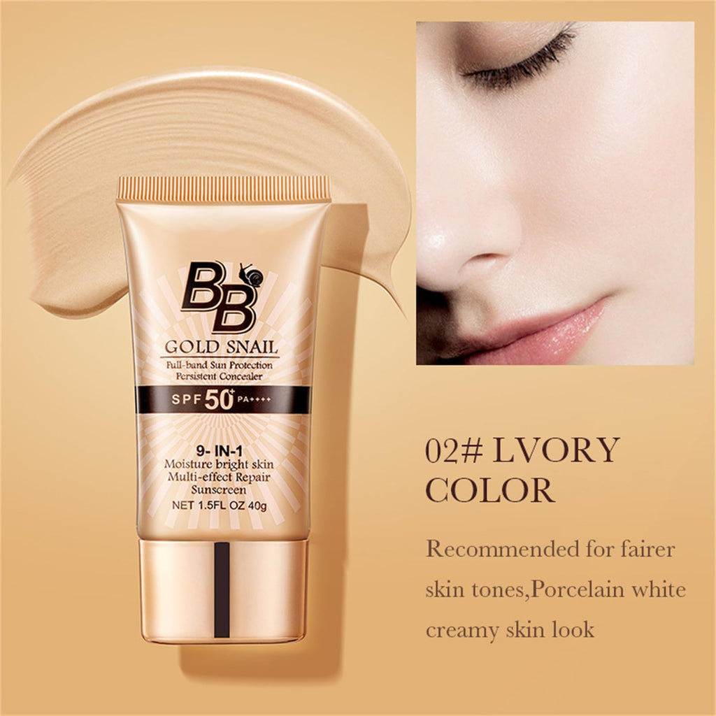 Generic Korean BB Cream SPF50+ 9-in-1 Waterproof Foundation | Lightweight, Long-Lasting Coverage