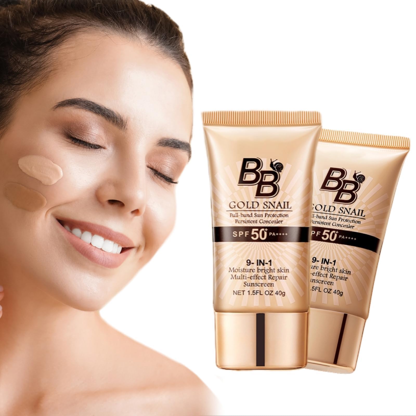 Generic Korean BB Cream SPF50+ 9-in-1 Waterproof Foundation | Lightweight, Long-Lasting Coverage