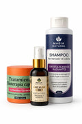 Generic Magia Natural 3-Piece Hair Kit for Gray Hair | Revitalizing Shampoo, Biotherapy Mask, Anti-Frizz Drops