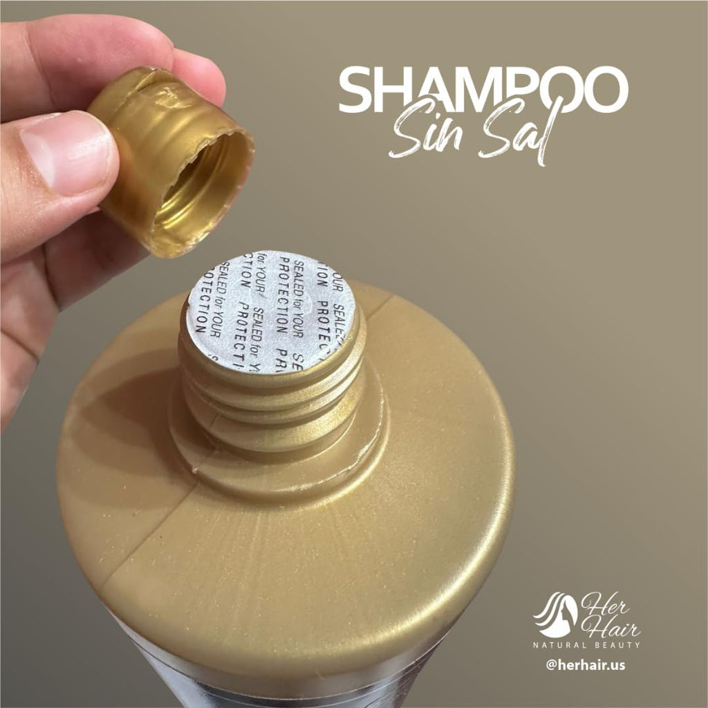 Generic Marroquina Sulfate-Free Shampoo – 33.8 oz | Cleansing & Hair Reconstructor | Shine & Smoothness | Professional Use | 100% Original | Chocolate