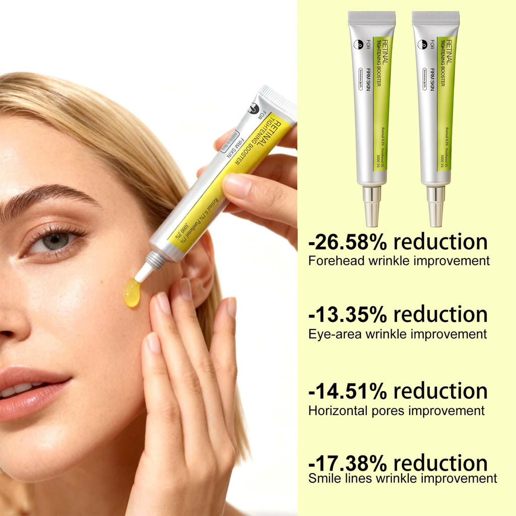 Generic Retinal Retinol Shot Serum for Face – Tightening Booster, Pore Minimizer, Anti-Wrinkle & Firming Skin (2pcs)