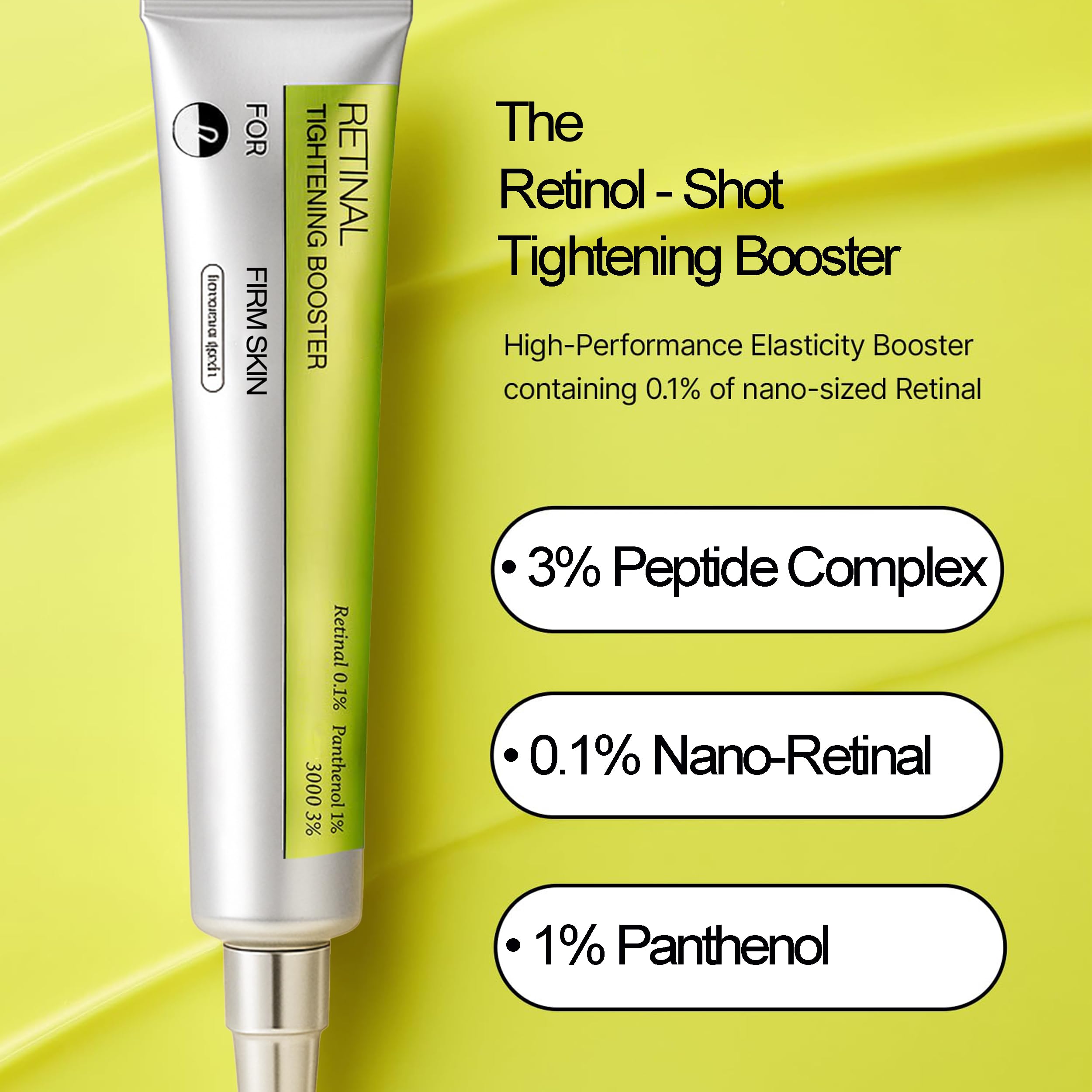 Generic Retinal Retinol Shot Serum for Face – Tightening Booster, Pore Minimizer, Anti-Wrinkle & Firming Skin (2pcs)