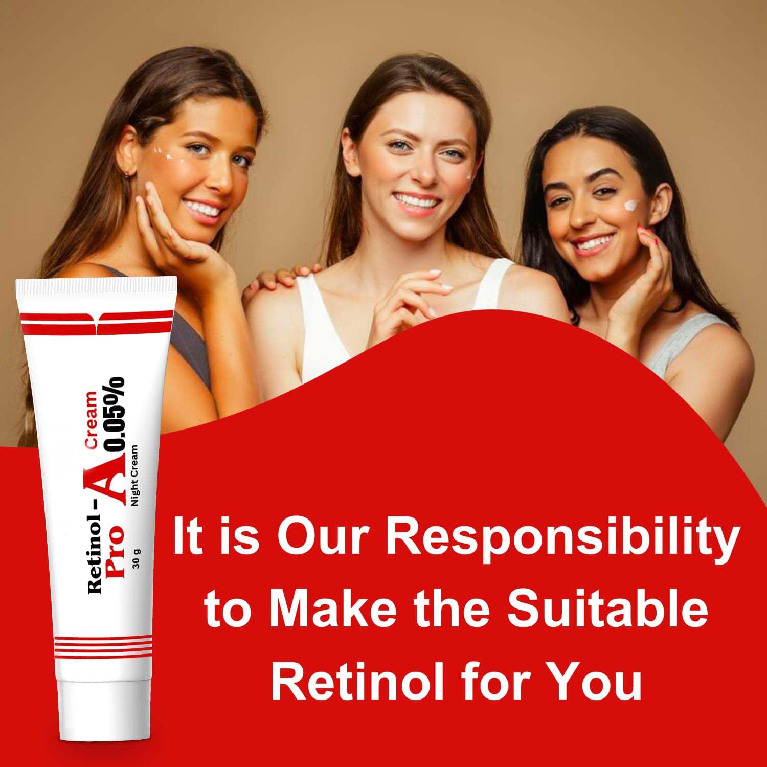 Generic Retinol Pro Night Cream 0.05% – 30 g Anti-Aging Facial Moisturizer