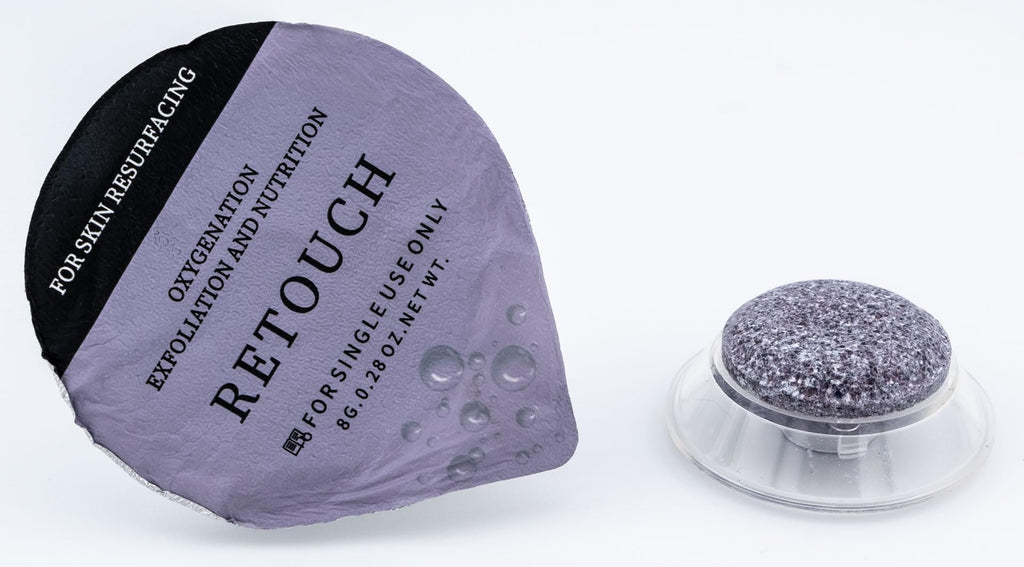 Generic Retouch Pods – Oxygen Facial CO2 Therapy at Home (6 Pods, Primer Gel & Serum)