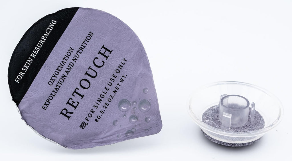 Generic Retouch Pods – Oxygen Facial CO2 Therapy at Home (6 Pods, Primer Gel & Serum)