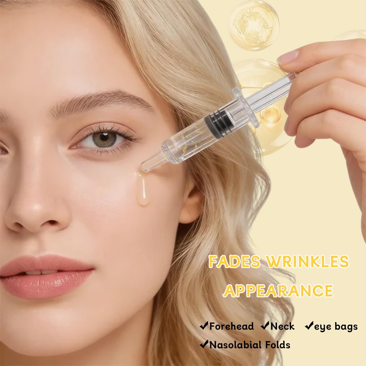 Silk Peptide Intensive Lifting Ampoule – Deep Collagen Silk Serum, Hydration & Elasticity, 2×50ml