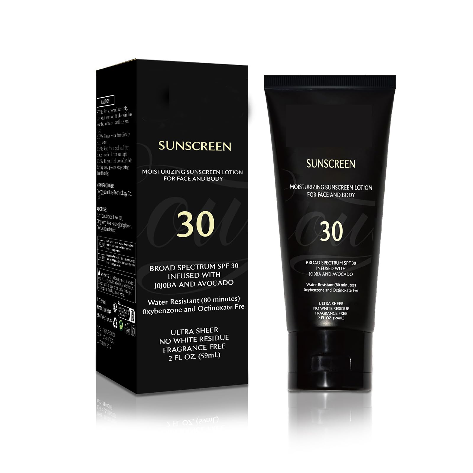 Melanin-Rich Skin SPF 30 Sunscreen | Face & Body Moisturizing Lotion (2 oz) | No White Residue