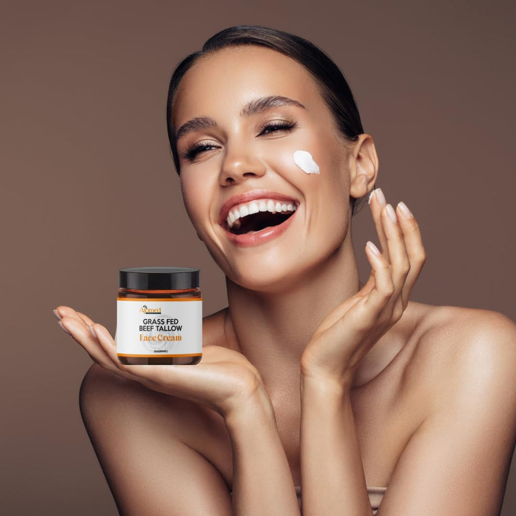 Generic Tallow Face Moisturizer Lavender Vanilla — Non-Greasy Cream for Dry & Sensitive Skin