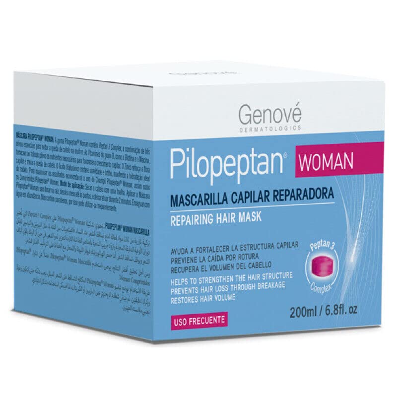 Genové Pilopeptan Woman Regenerative Hair Mask 200ml | Repairs, Nourishes & Softens Hair | GENOVÉ Spain