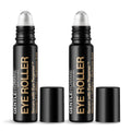 Gentlehomme Hyaluronic Acid & Caffeine Eye Roller Serum for Men – 2-Pack, Made in USA