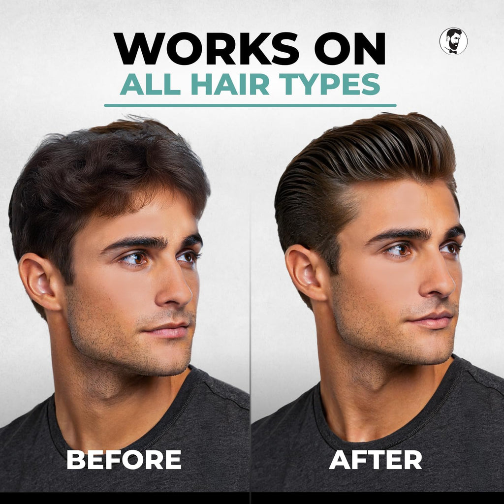 Gentlemen Republic 64oz Refined Hair Gel – 24h Shine, Strong Hold, Alcohol-Free