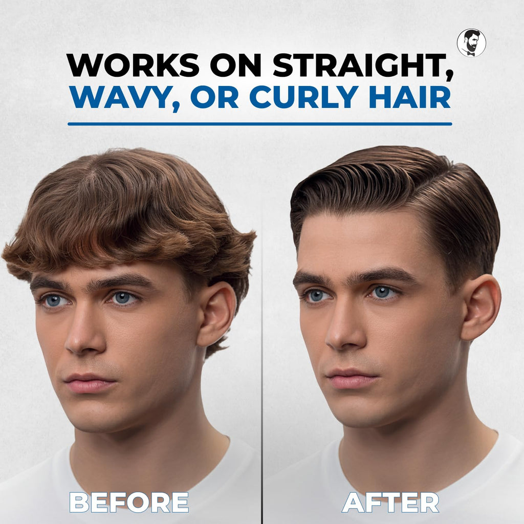 Gentlemen Republic Oceano Hair Gel 64oz – Strong Hold, High Shine, Alcohol-Free