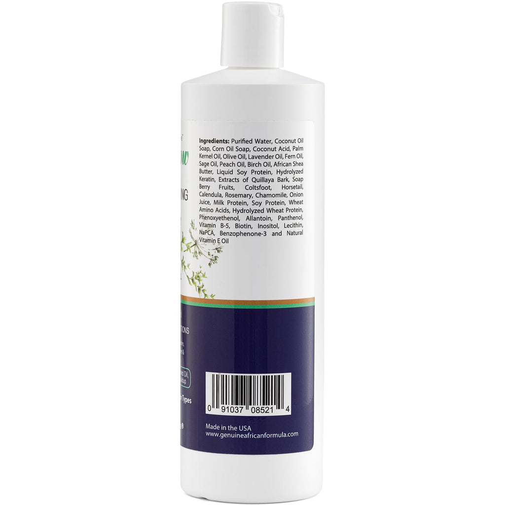 Genuine African Formula Let-It-Grow Shampoo 16oz – Deep Cleansing & Nourishing Conditioning