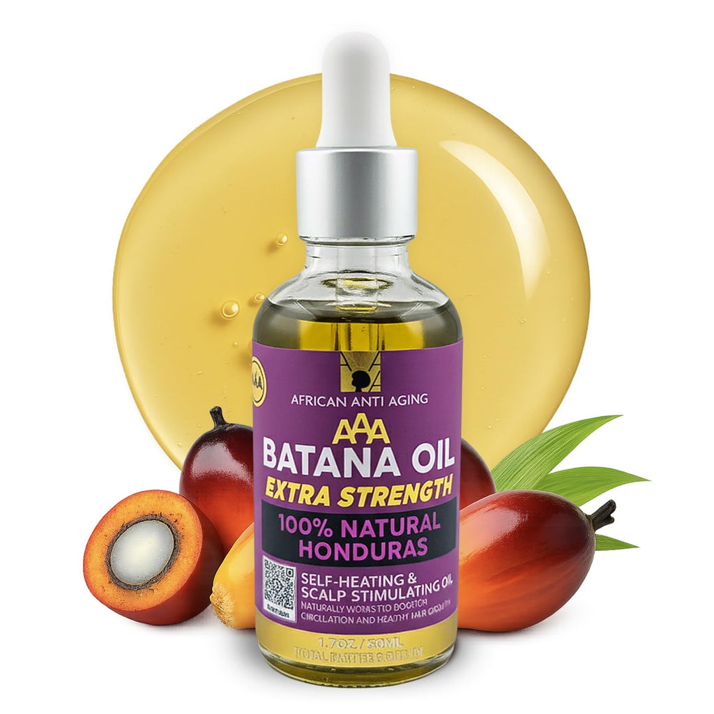 GEO BOUNTY 100% Natural Honduras Batana Oil Extra Strength – Hair Growth Support & Damaged Hair Repair | Made in USA 1.7 oz