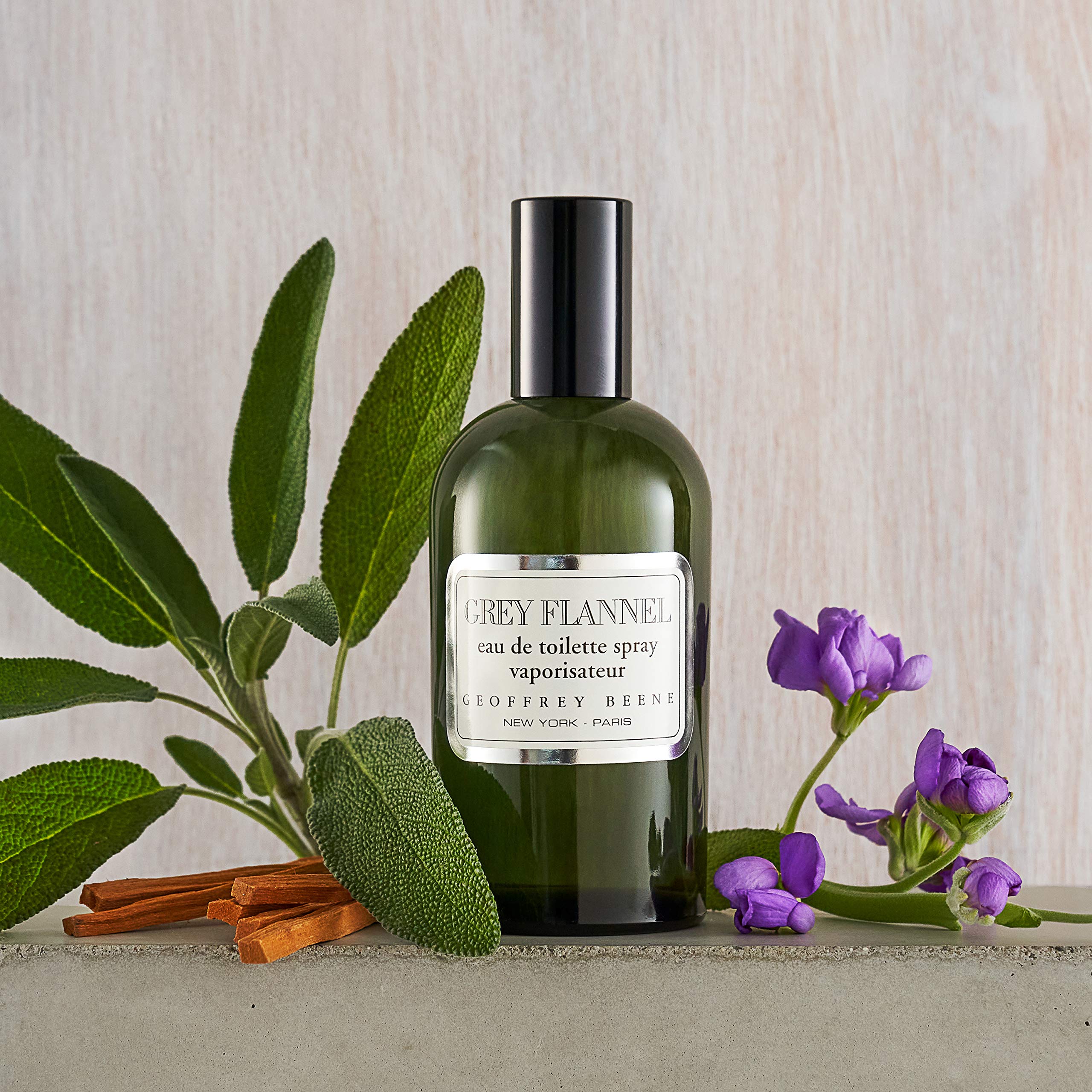 Geoffrey Beene Grey Flannel Eau De Toilette for Men – Daytime Luxurious Spray, 4 fl oz