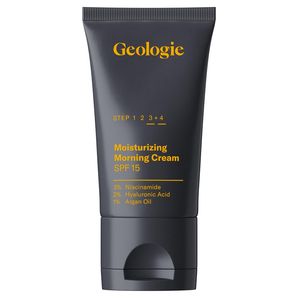 Geologie Moisturizing Face Cream with SPF 15 — Daily Hydration with Hyaluronic Acid & Niacinamide