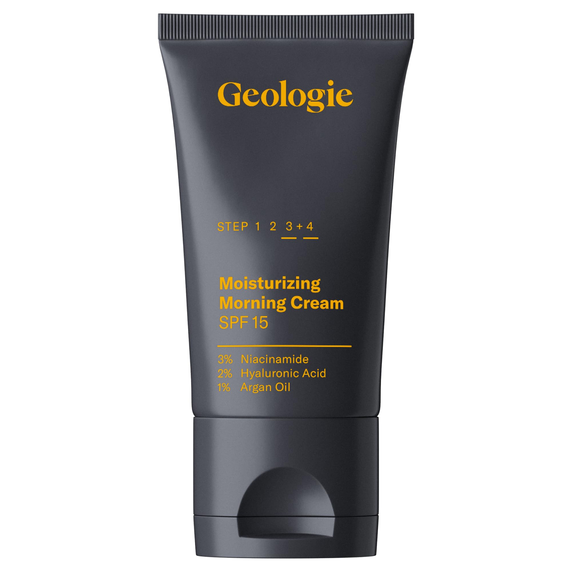 Geologie Moisturizing Face Cream with SPF 15 — Daily Hydration with Hyaluronic Acid & Niacinamide