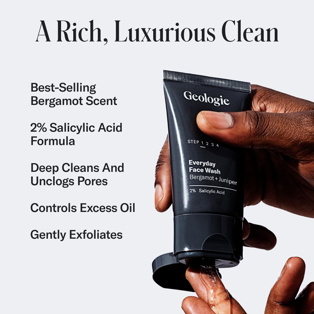 Geologie Complete Skincare Set – 5-Piece Daily Routine for Clear Skin