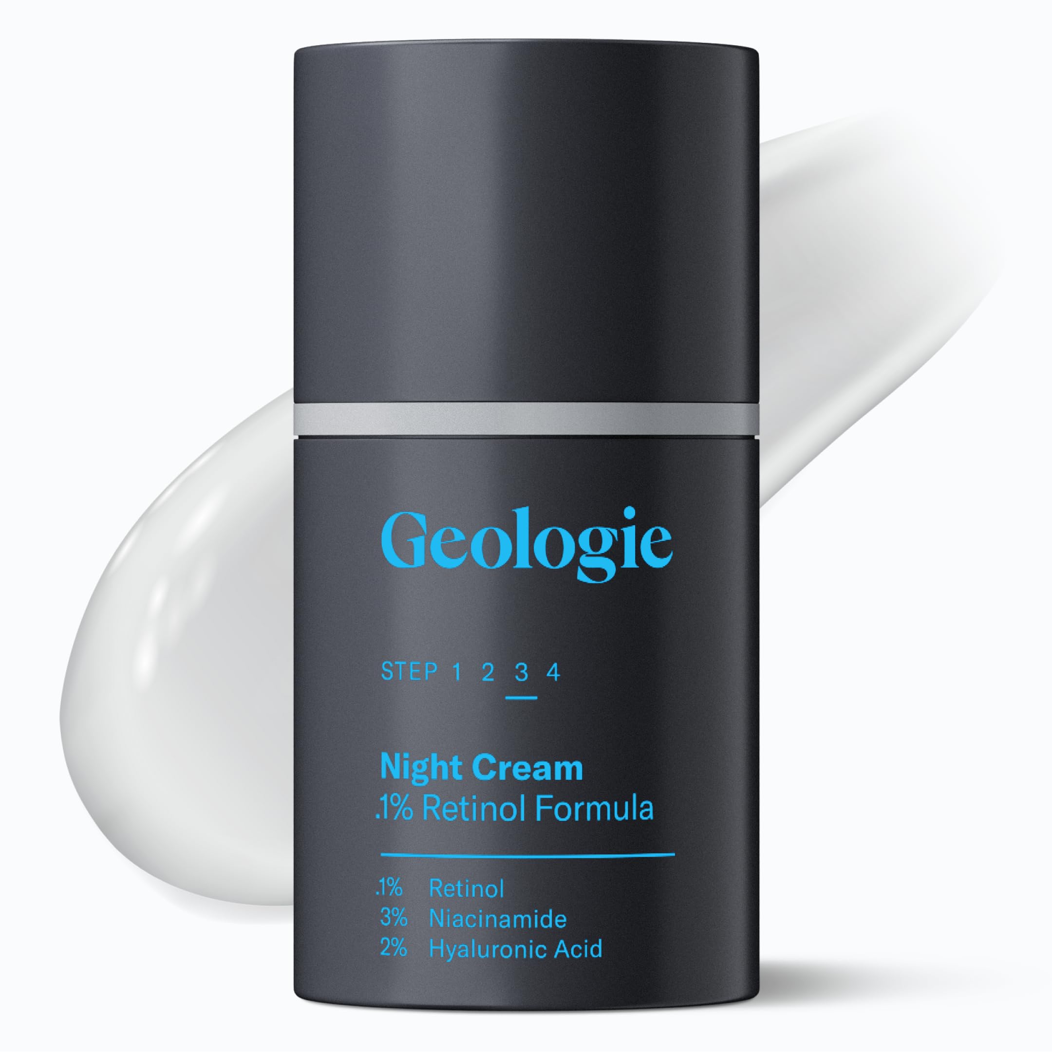 Geologie Retinol Night Cream for Sensitive Skin | Gentle 0.1% Retinol