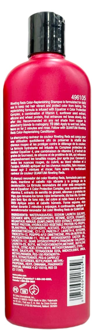 Georgie Riveting Reds Color-Replenishing Shampoo for Red Hair – 10.2 fl oz