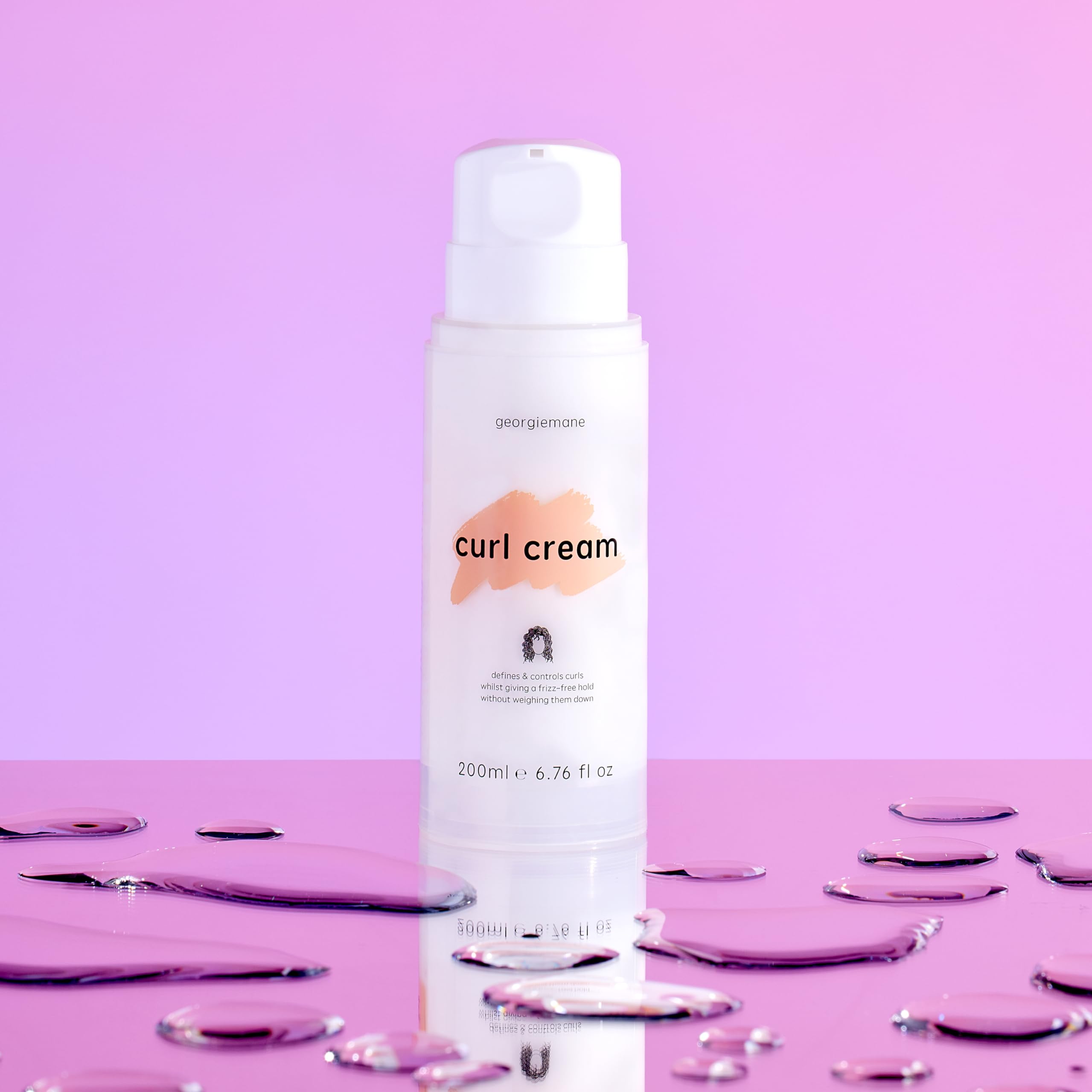 Georgiemane Curl Cream 6.76 fl oz | Define, Moisturize & Hold Curls